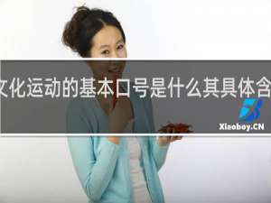 新文化运动的基本口号是什么其具体含义是什么