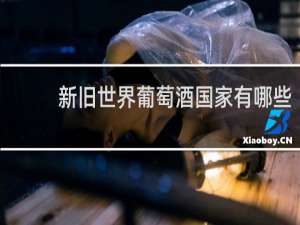 新旧世界葡萄酒国家有哪些