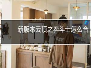 新版本云顶之弈斗士怎么合
