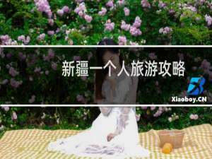 新疆一个人旅游攻略