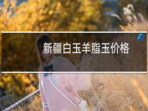 新疆白玉羊脂玉价格