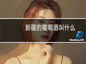 新疆的葡萄酒叫什么