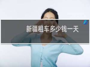 新疆租车多少钱一天