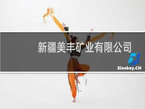 新疆美丰矿业有限公司(关于新疆美丰矿业有限公司的简介)