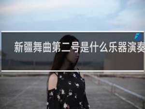 新疆舞曲第二号是什么乐器演奏的