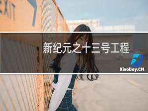 新纪元之十三号工程(关于新纪元之十三号工程的简介)