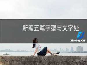 新编五笔字型与文字处理培训教程(关于新编五笔字型与文字处理培训教程的简介)