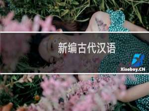 新编古代汉语(关于新编古代汉语的简介)