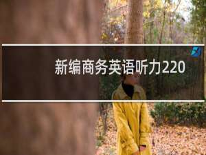 新编商务英语听力2 学生用书(关于新编商务英语听力2 学生用书的简介)