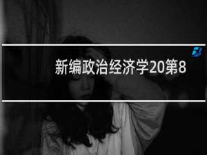 新编政治经济学 第8版(关于新编政治经济学 第8版的简介)