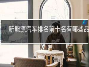 新能源汽车排名前十名有哪些品牌