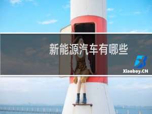 新能源汽车有哪些