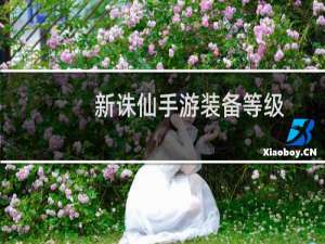 新诛仙手游装备等级