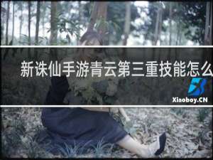 新诛仙手游青云第三重技能怎么选