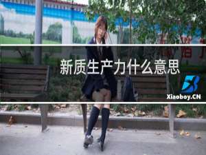 新质生产力什么意思？什么梗