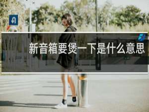 新音箱要煲一下是什么意思