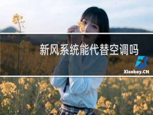 新风系统能代替空调吗