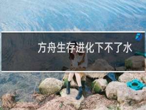 方舟生存进化下不了水