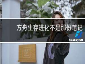 方舟生存进化不是那份笔记