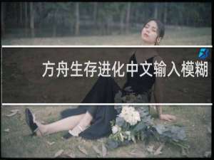 方舟生存进化中文输入模糊
