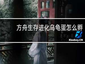方舟生存进化乌龟蛋怎么孵