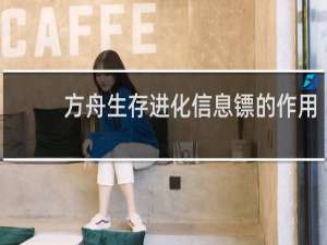 方舟生存进化信息镖的作用
