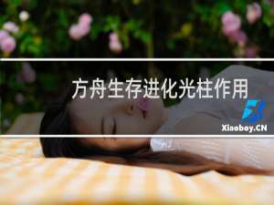 方舟生存进化光柱作用