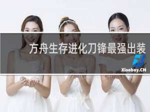 方舟生存进化刀锋最强出装