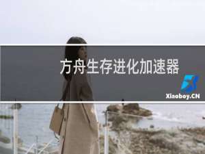 方舟生存进化加速器