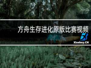方舟生存进化原版比赛视频