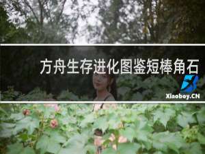 方舟生存进化图鉴短棒角石