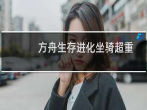 方舟生存进化坐骑超重