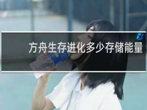 方舟生存进化多少存储能量