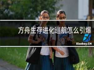 方舟生存进化巡航怎么引爆