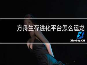 方舟生存进化平台怎么运龙