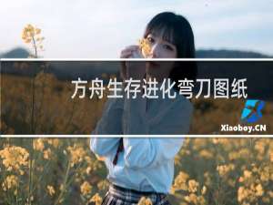 方舟生存进化弯刀图纸