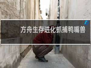 方舟生存进化抓捕鸭嘴兽