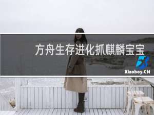 方舟生存进化抓麒麟宝宝