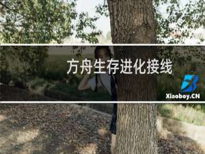 方舟生存进化接线