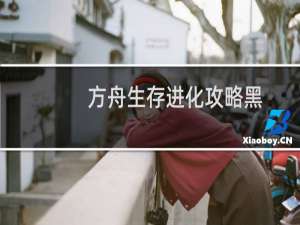 方舟生存进化攻略黑