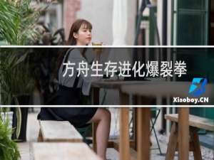 方舟生存进化爆裂拳