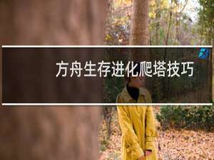 方舟生存进化爬塔技巧