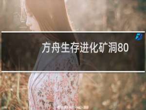 方舟生存进化矿洞80