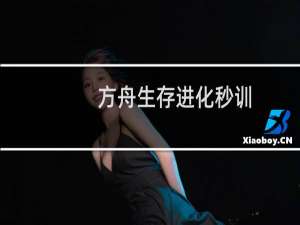 方舟生存进化秒训