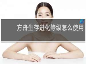 方舟生存进化等级怎么使用