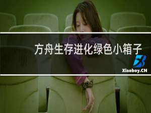 方舟生存进化绿色小箱子