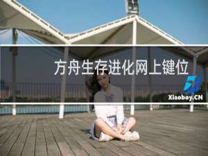方舟生存进化网上键位