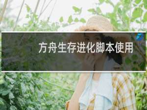 方舟生存进化脚本使用