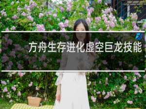 方舟生存进化虚空巨龙技能