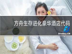 方舟生存进化豪华酒店代码